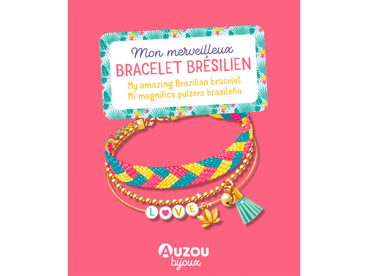 achat Kit créatif Mon merveilleux bracelet brésilien  - Auzou