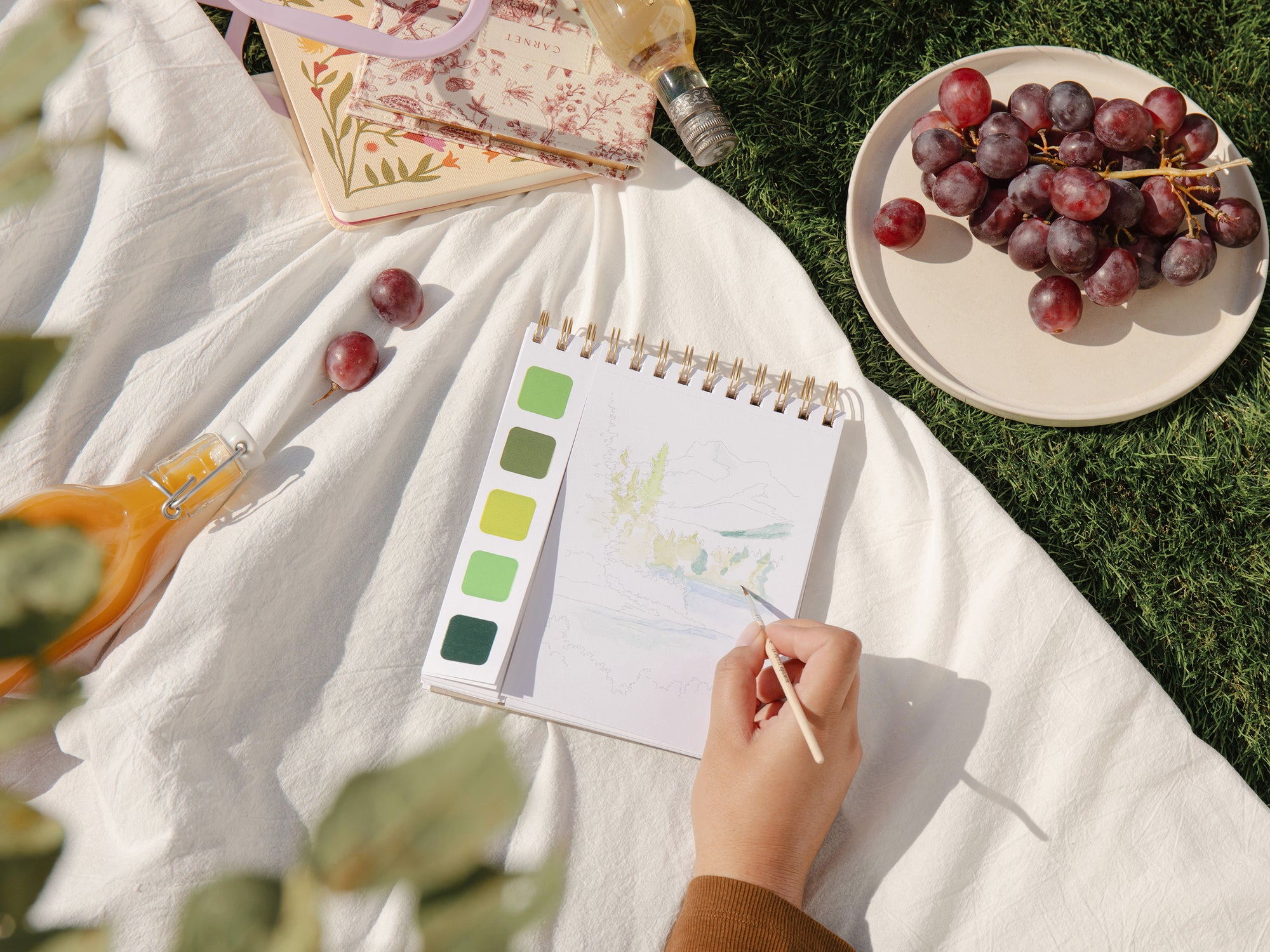 Travel Book - Carnet aquarelle - thème Paysage nature