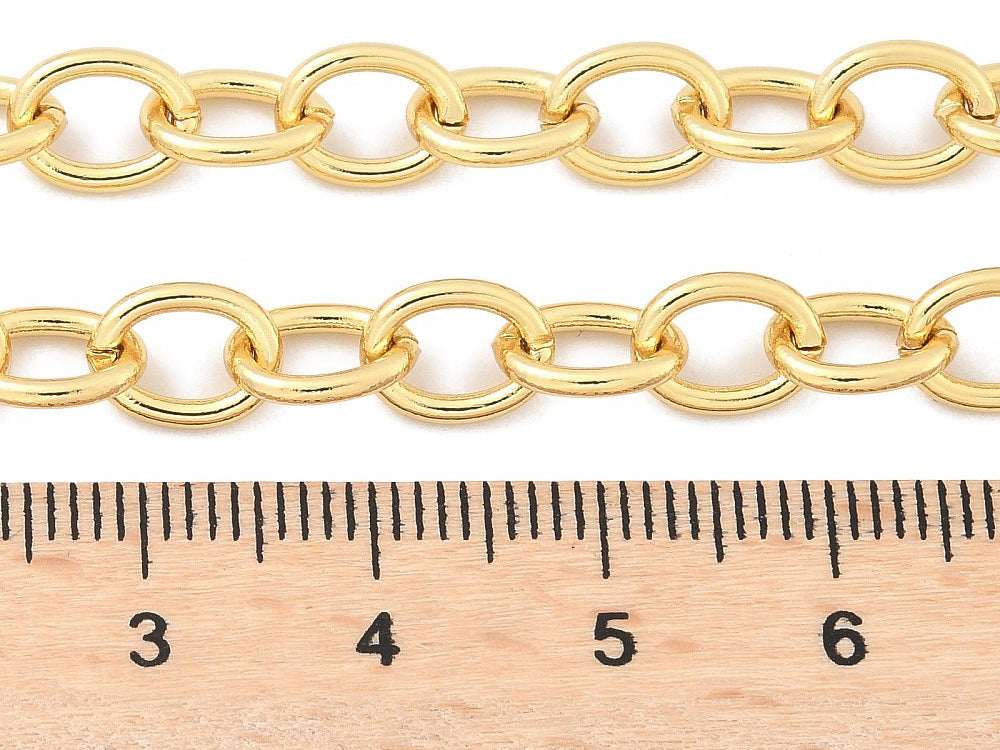 achat Collier chaîne câble médaille Good Luck 61,8 cm - laiton doré à l’or fin
