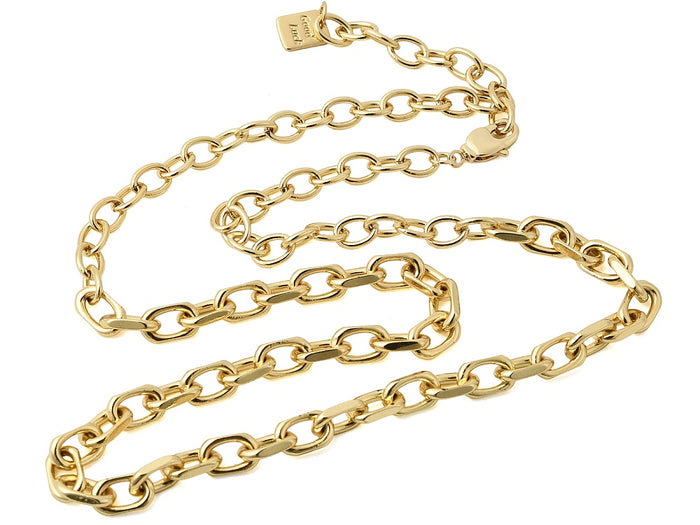 Achat Collier chaîne câble 57,1 cm - laiton doré à l’or fin