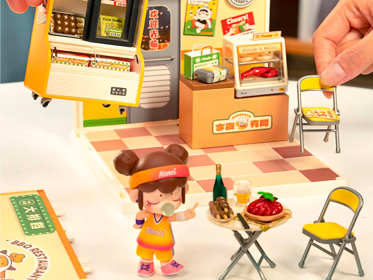 achat Maquette Street Food de nuit - Robotime