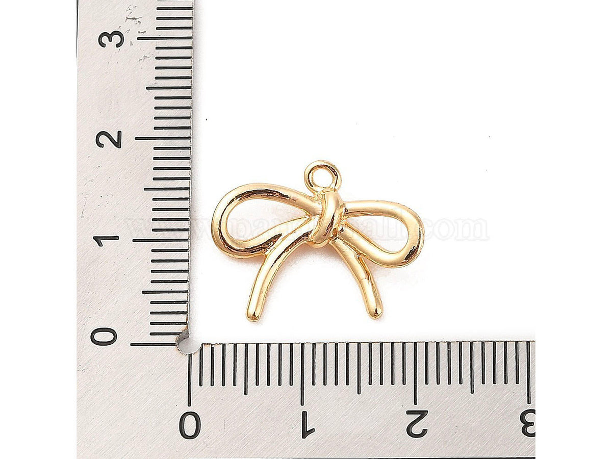 achat Breloque Joli Noeud doré - Laiton doré à l'or fin 18K