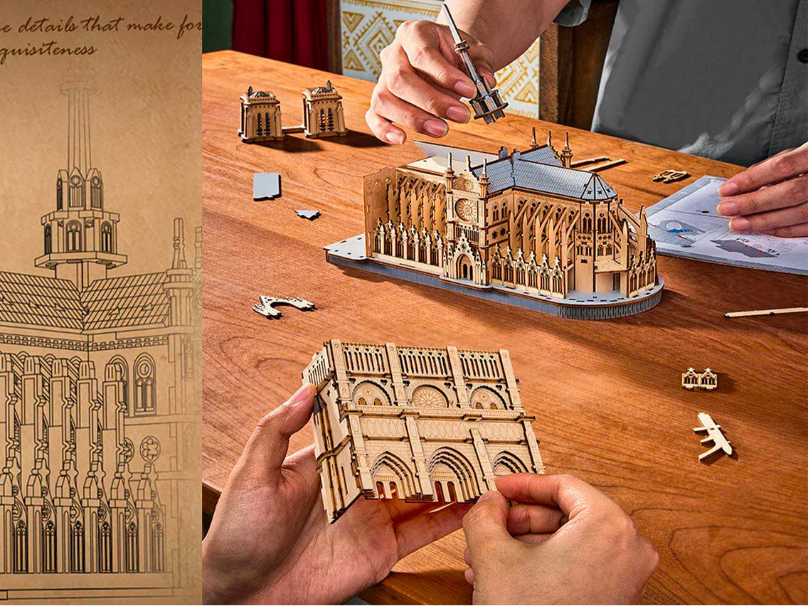 achat Maquette Paris Cathedral Miniature DIY - Robotime