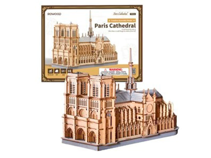 Achat Maquette Paris Cathedral Miniature DIY - Robotime