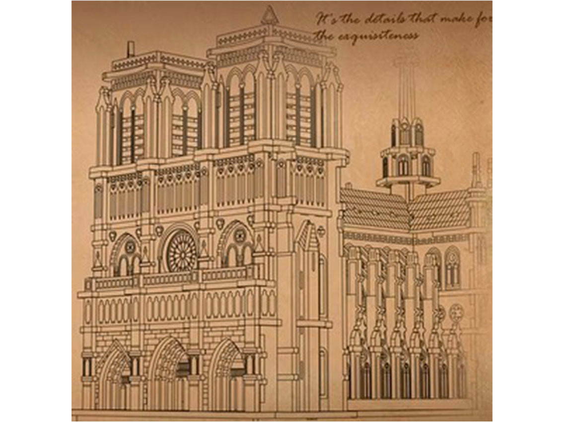 achat Maquette Paris Cathedral Miniature DIY - Robotime
