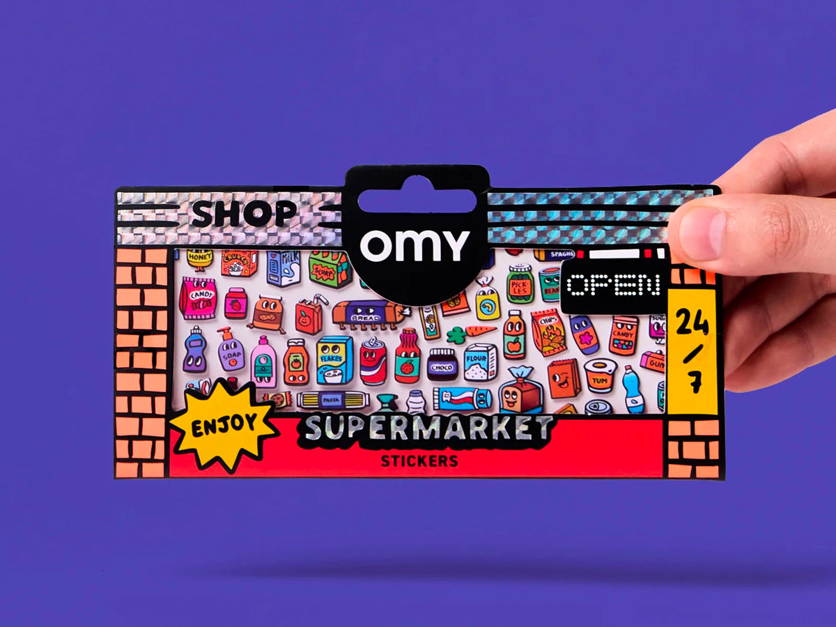 achat Fabulous Stickers Boutique - Supermarket - OMY