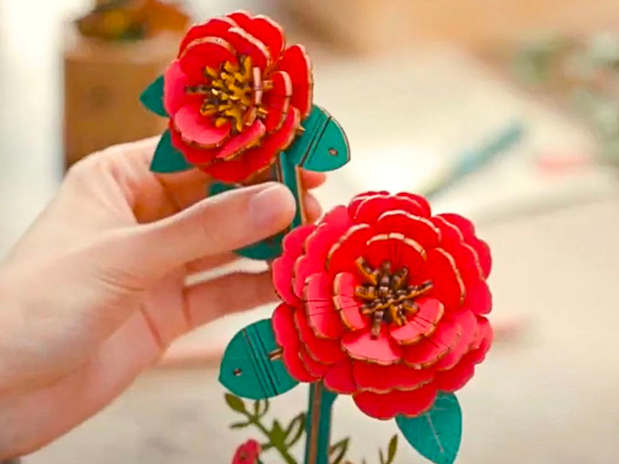 achat Maquette Oeillet rouge miniature - Rowood