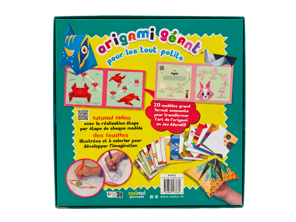 achat Kit Origami Géant pour les tout-petits - Nuinui Jeunesse