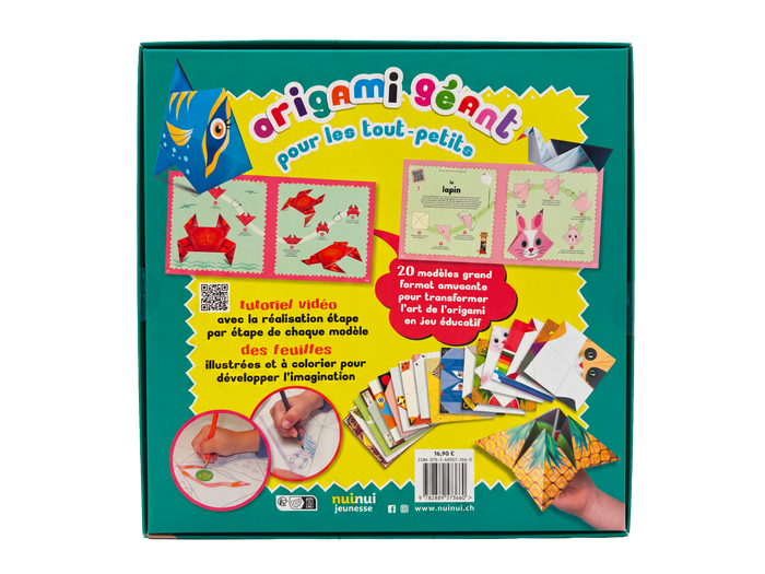 Achat Kit Origami Géant pour les tout-petits - Nuinui Jeunesse