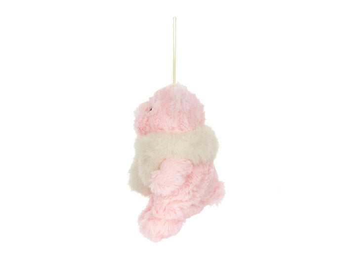 Achat Decoration de Noël peluche Ours Bartholomew rose - Jellycat