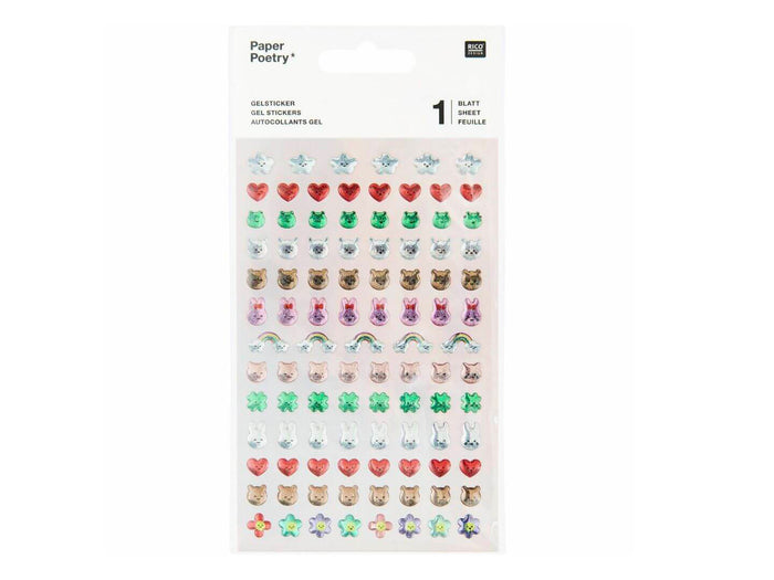 Achat Autocollants mignons Gel Chingu, 1 feuille - Paper Poetry