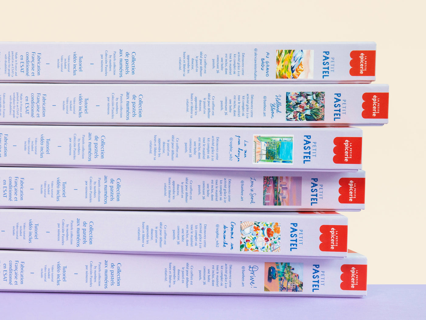 achat Coffret pastel au numéro - Petit Pastel - Holland Bloom