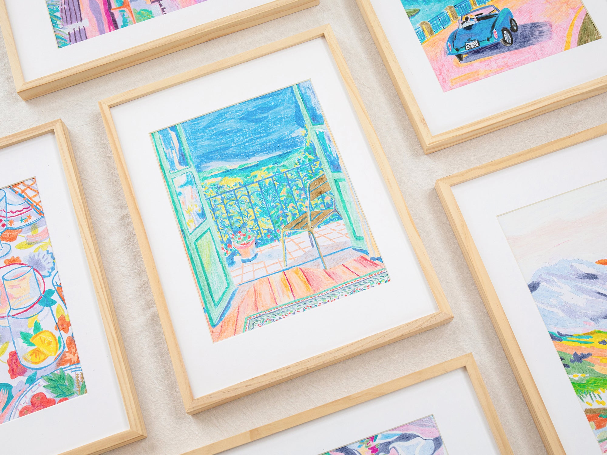 Coffret pastel au numéro - Petit Pastel - La mer pour horizon