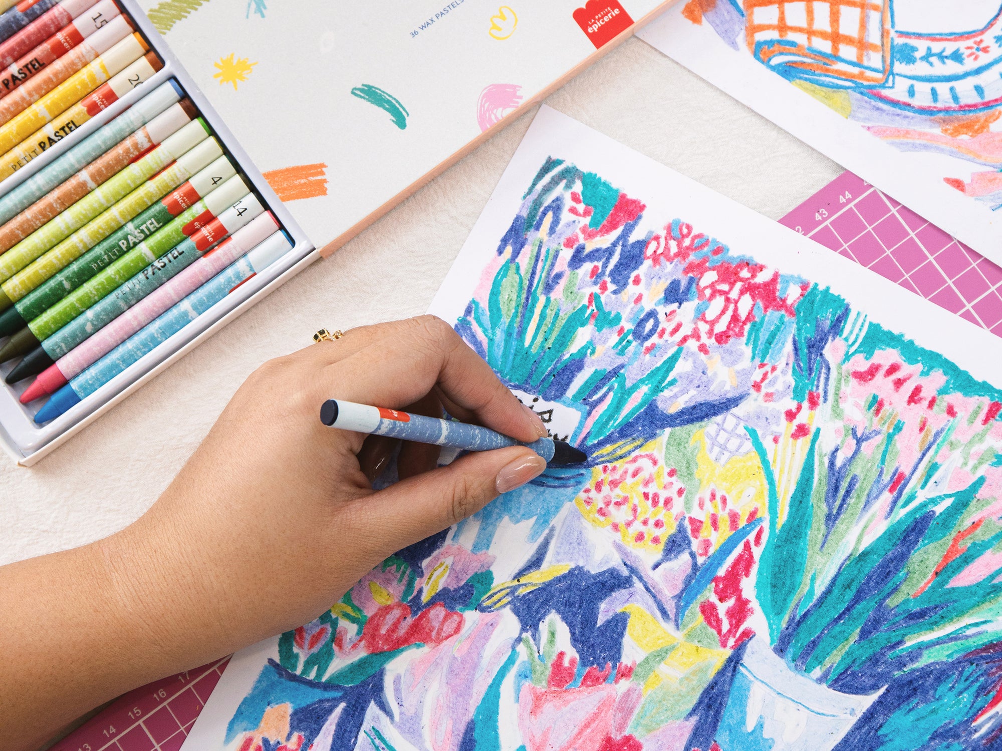 Achat Coffret pastel au numéro - Petit Pastel - Holland Bloom