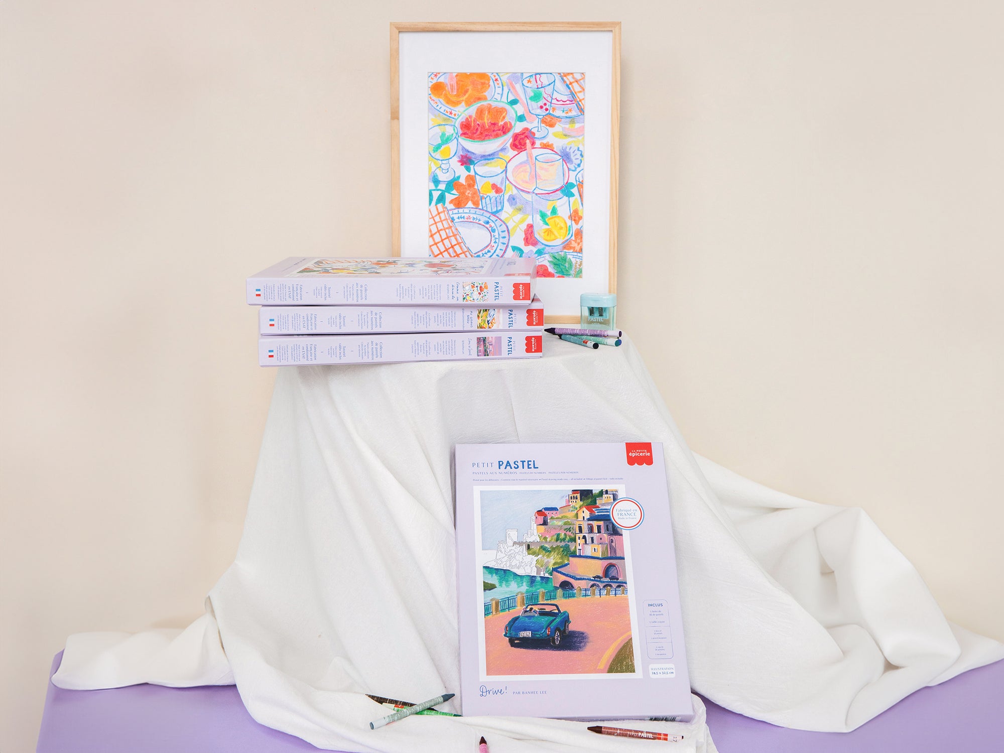 Coffret pastel au numéro - Petit Pastel - Comme un dimanche