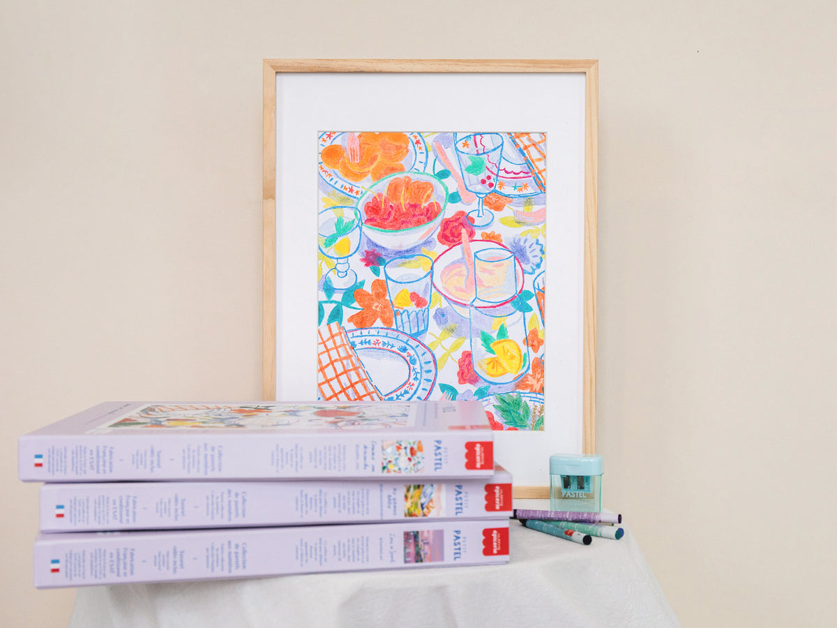 achat Coffret pastel au numéro - Petit Pastel - Comme un dimanche