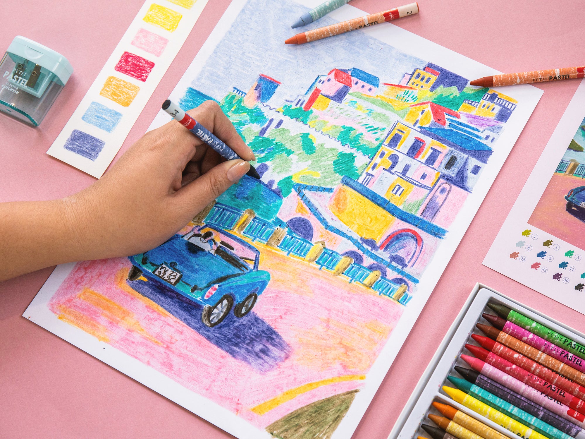 Achat Coffret pastel au numéro - Petit Pastel - Drive