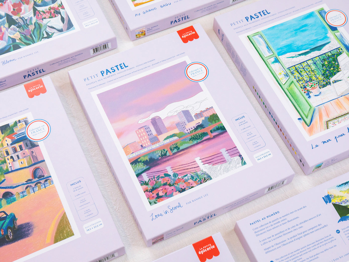 achat Coffret pastel au numéro - Petit Pastel - Seoul