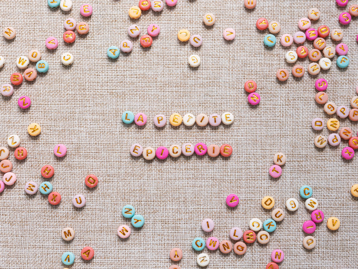 Achat Pot perles lettres – Couleurs chaudes