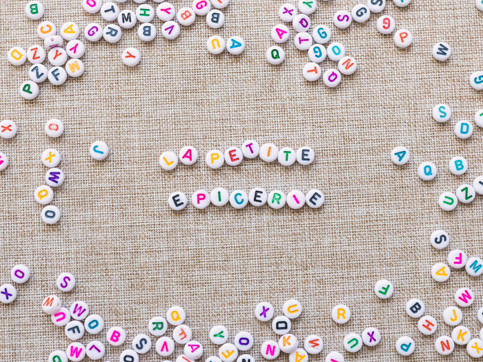 Achat Pot perles lettres – Multicolore