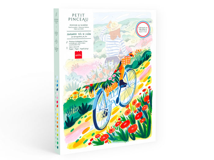 Achat Coffret peinture au numéro - Petit Pinceau - Promenade près de l'océan par Maguelone du Fou