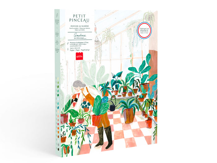 Achat Coffret peinture au numéro Petit Pinceau - Greenhouse par Laura Page