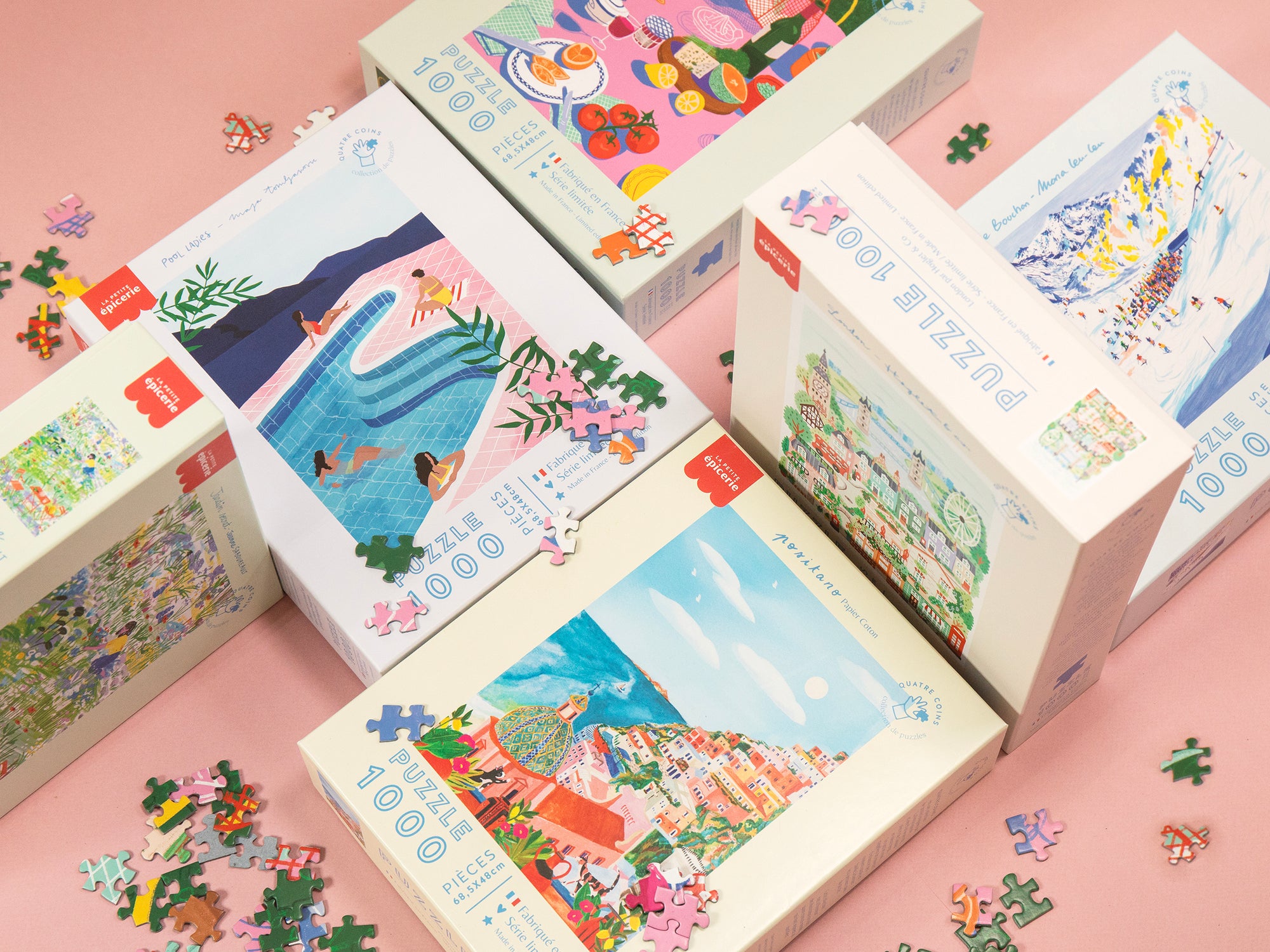 achat Puzzle Positano par Flore @Papier Coton - 1000 pièces