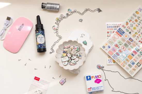 Achat Kit tatouages argenté pour bijoux (avec lampe UV)