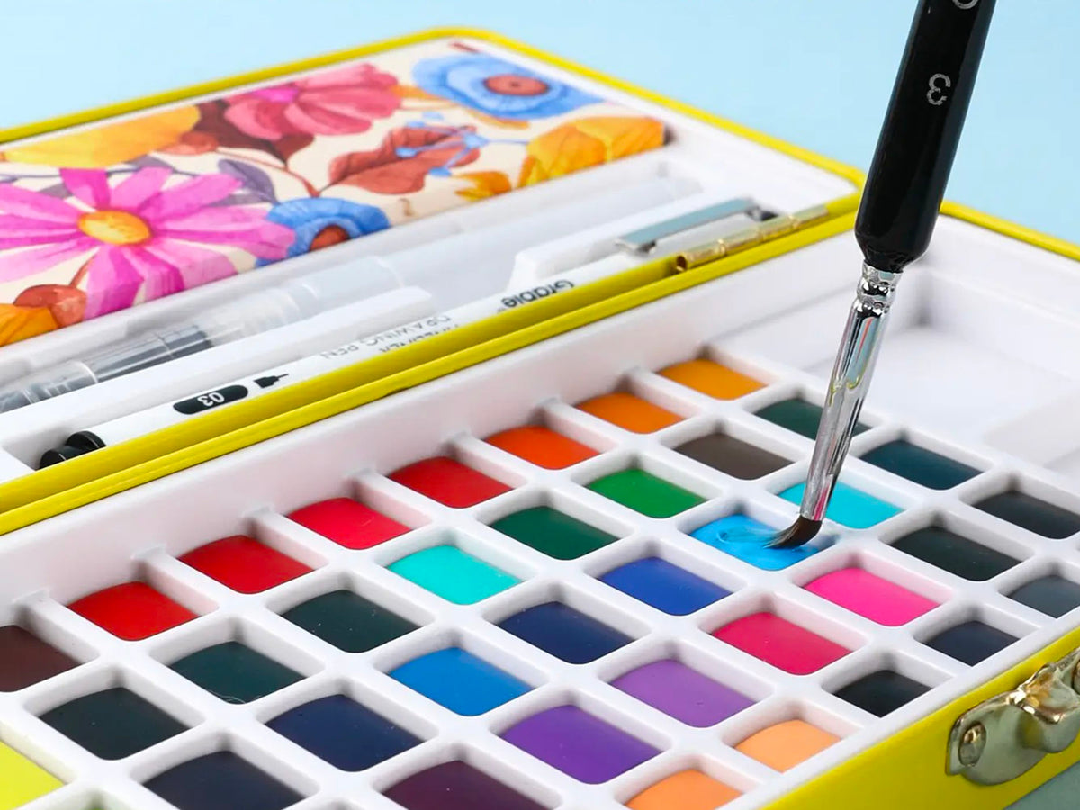 achat Coffret d'aquarelle 50 pièces - Grabie