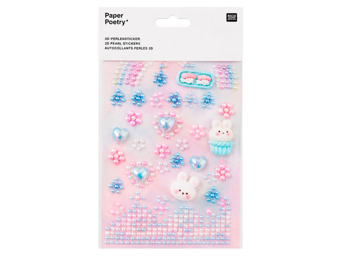 Achat Autocollants perles et figures 3D Sushis - Rico