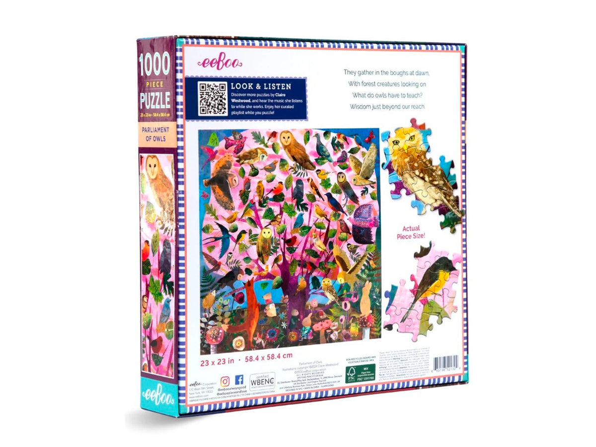 achat Puzzle Parliament Of Owls - Eeboo