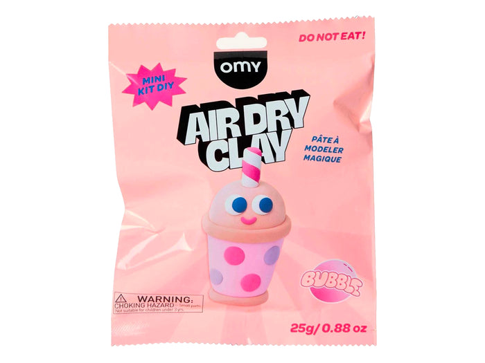 Achat Mini Kit DIY pâte à modeler magique Air Dry Clay - Bubble le Bubble Tea - OMY