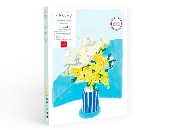 Achat Coffret peinture au numéro - Petit Pinceau - Mimosa par Maguelone du Fou
