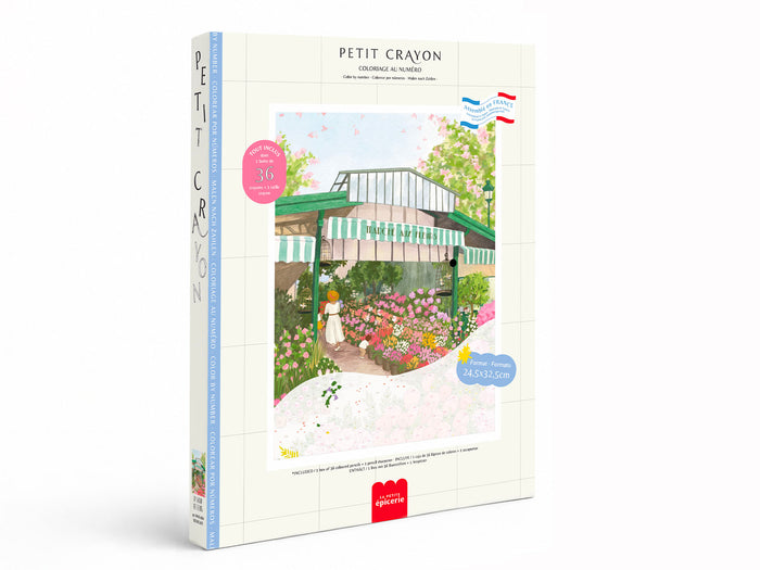 Achat Coffret coloriage au numéro - Petit Crayon - La saison des fleurs