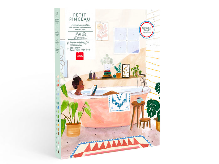 Achat Coffret peinture au numéro - Petit Pinceau - Bath Tub par Laura Page