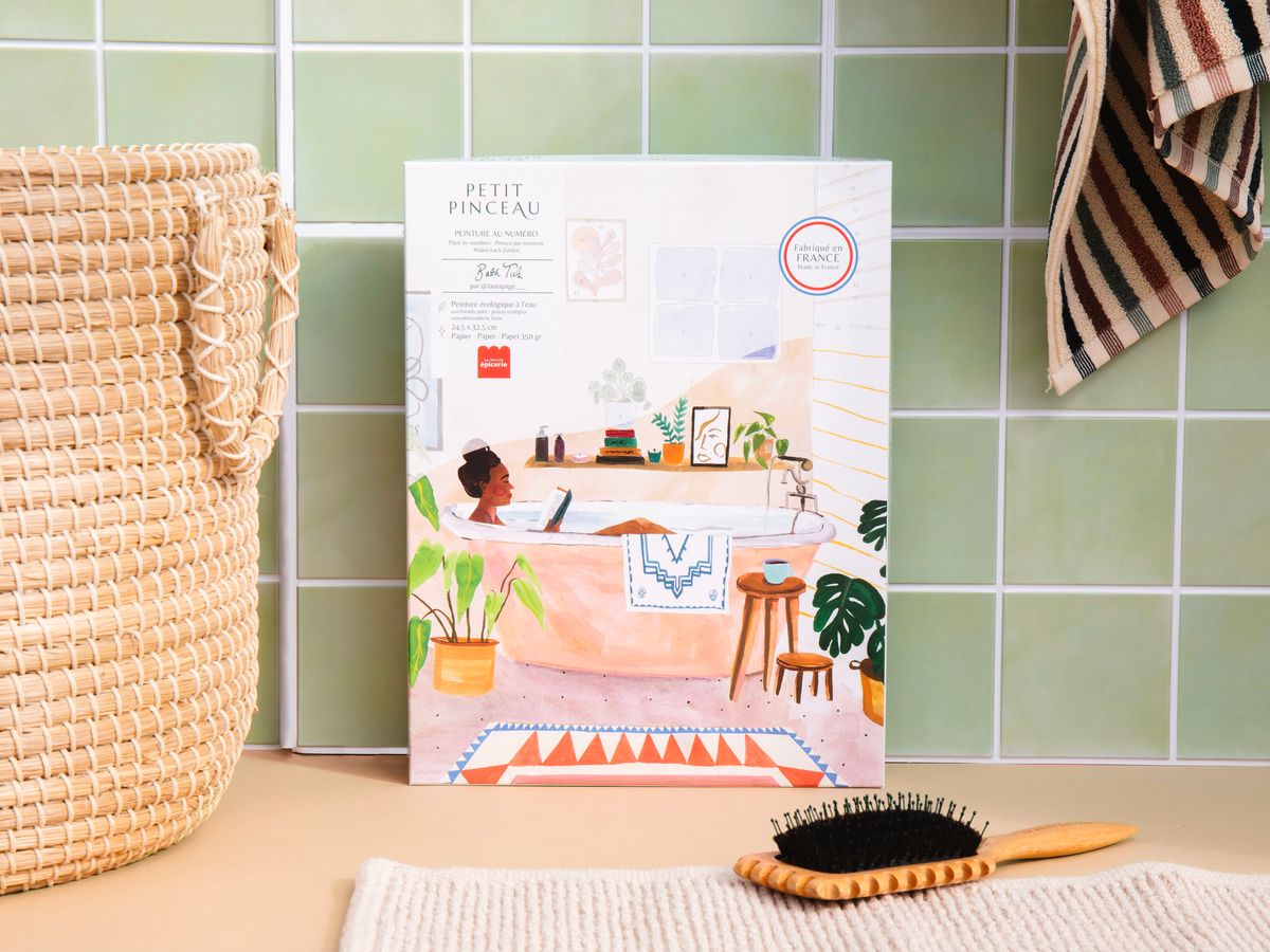 achat Coffret peinture au numéro - Petit Pinceau - Bath Tub par Laura Page