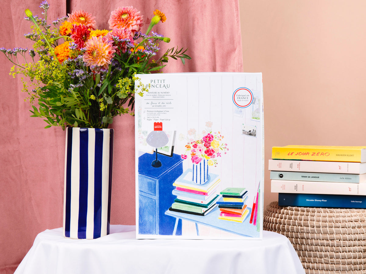 achat Coffret peinture au numéro - Petit Pinceau - Des fleurs et des récits par Sophie Weidler-Bauchez