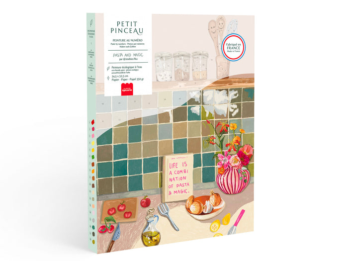 Achat Coffret peinture au numéro - Petit Pinceau - Pasta & Magic par Studio Fika