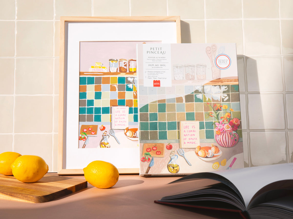achat Coffret peinture au numéro - Petit Pinceau - Pasta & Magic par Studio Fika