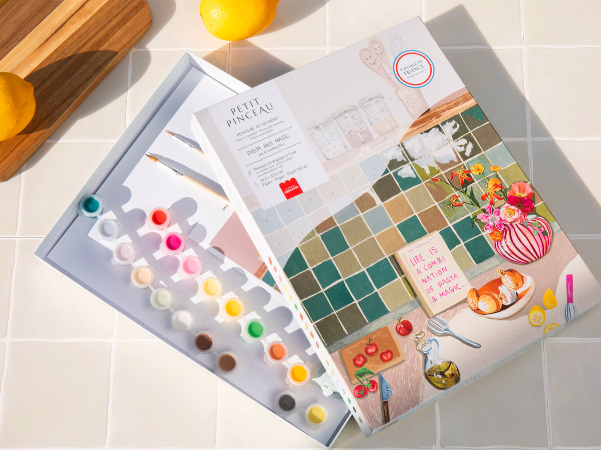 achat Coffret peinture au numéro - Petit Pinceau - Pasta & Magic par Studio Fika