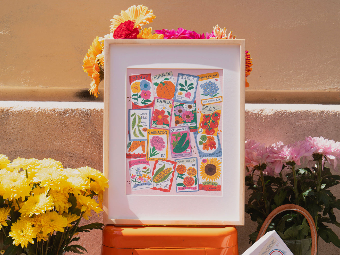achat Coffret peinture au numéro - Petit Pinceau - Seed Packets par Lisa Barlow Illustrates