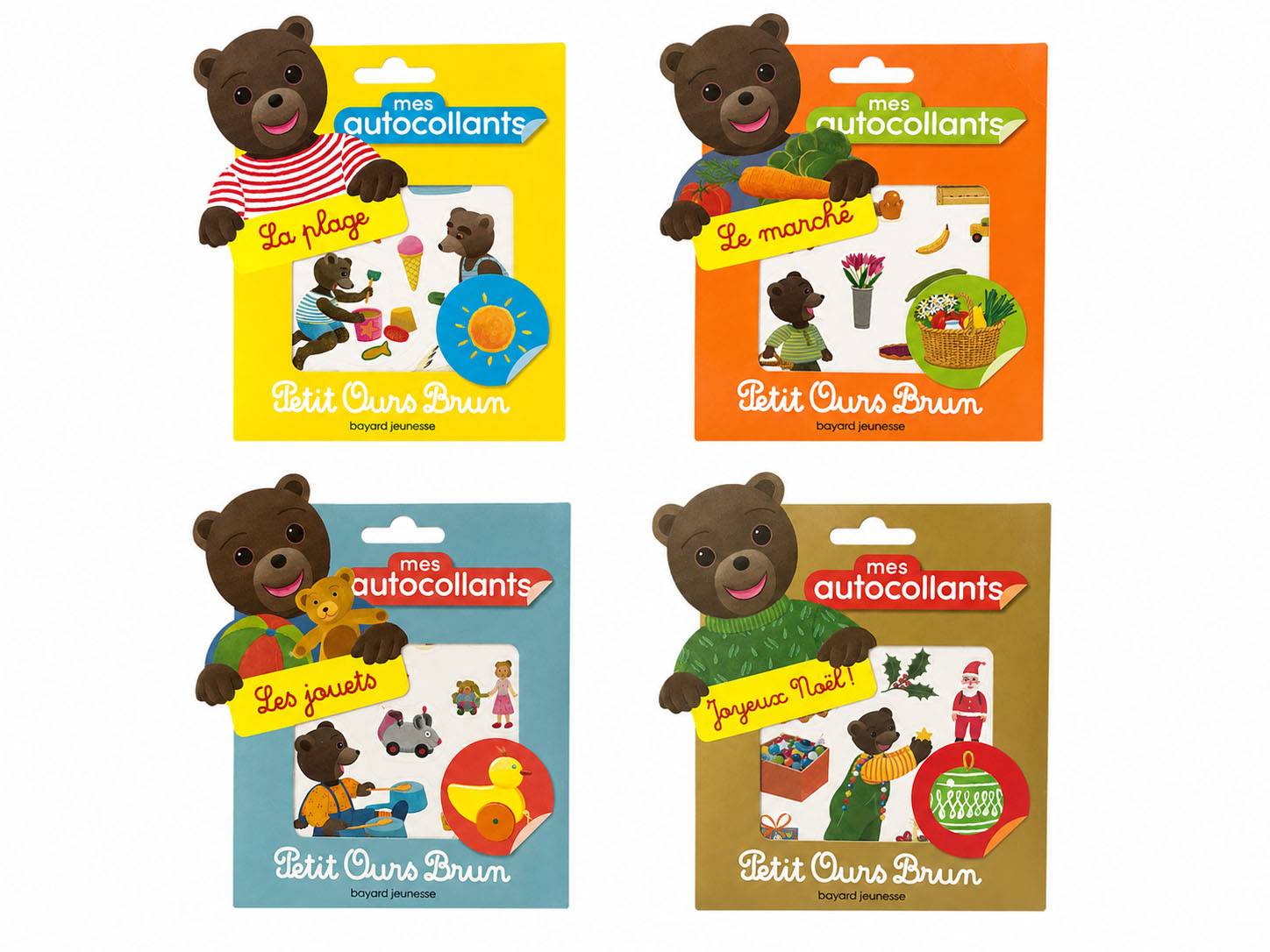 achat Mes autocollants Petit Ours Brun - Joyeux Noël