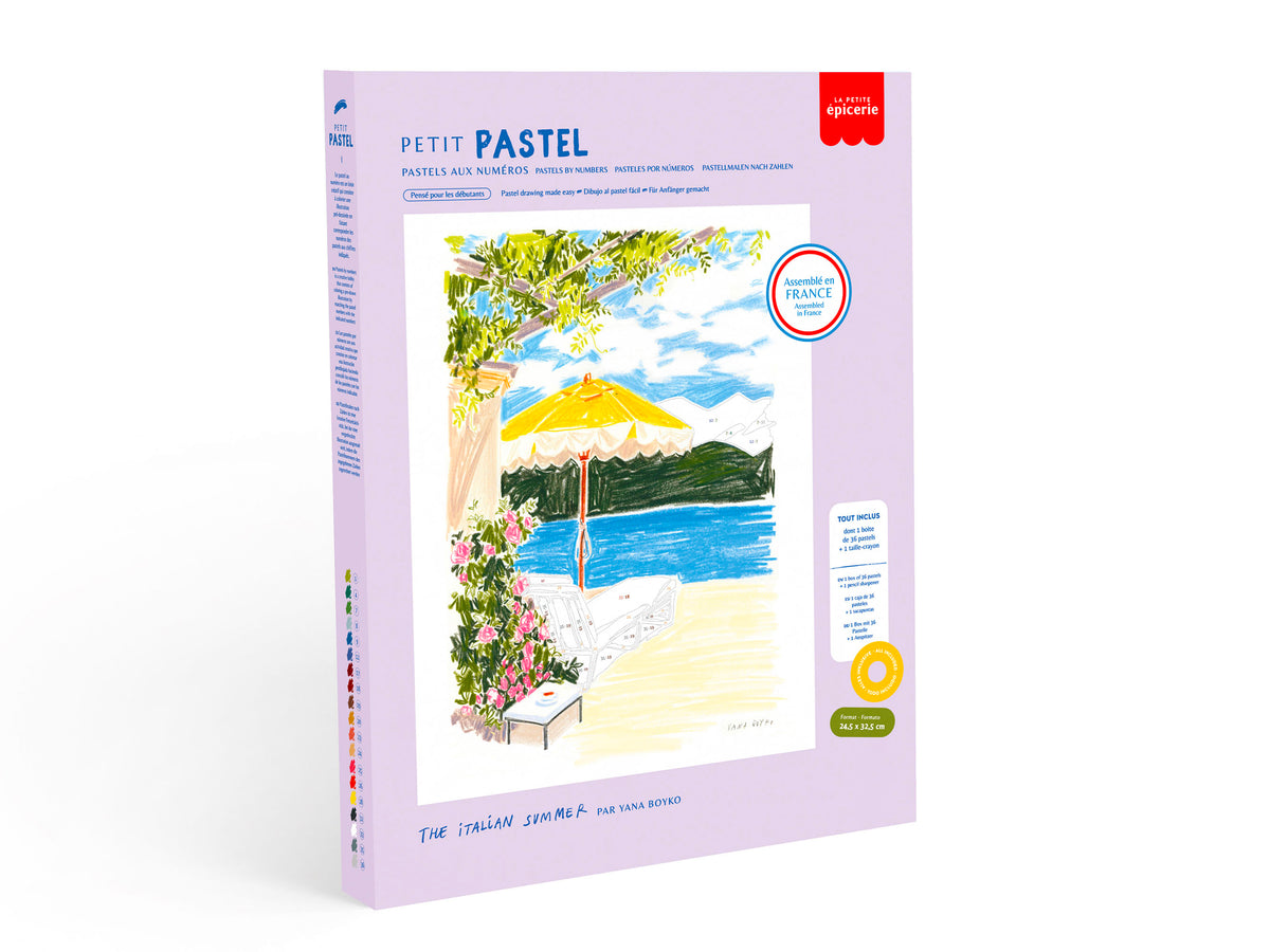 achat Coffret pastel au numéro - Petit Pastel - The Italian Summer