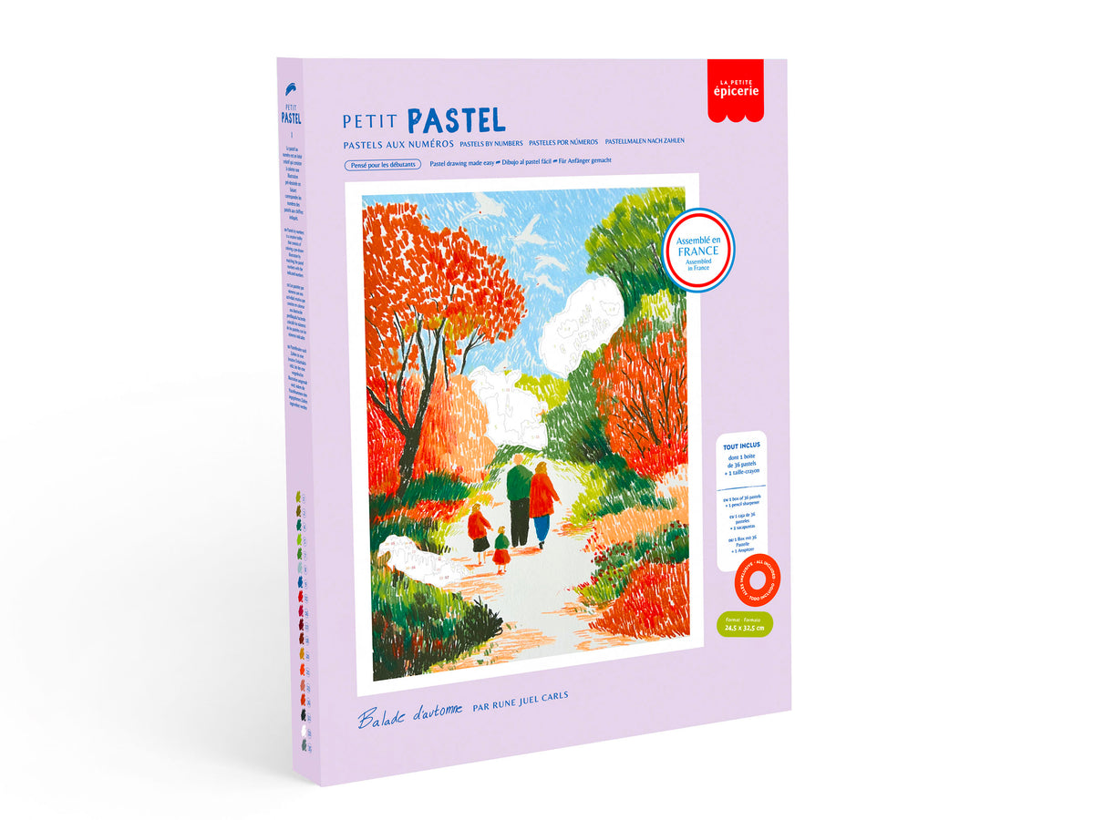 achat Coffret pastel au numéro - Petit Pastel - Balade d'automne