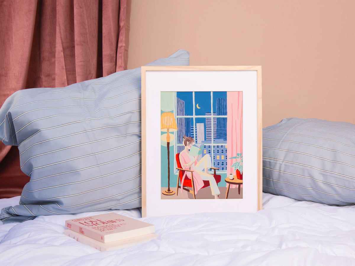 achat Coffret peinture au numéro - Petit Pinceau - Nuit Bleue par Mélanie Voituriez
