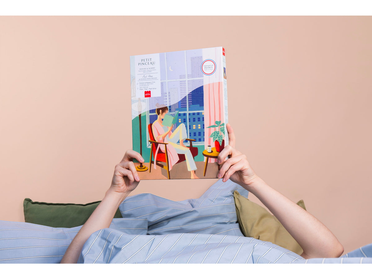 achat Coffret peinture au numéro - Petit Pinceau - Nuit Bleue par Mélanie Voituriez
