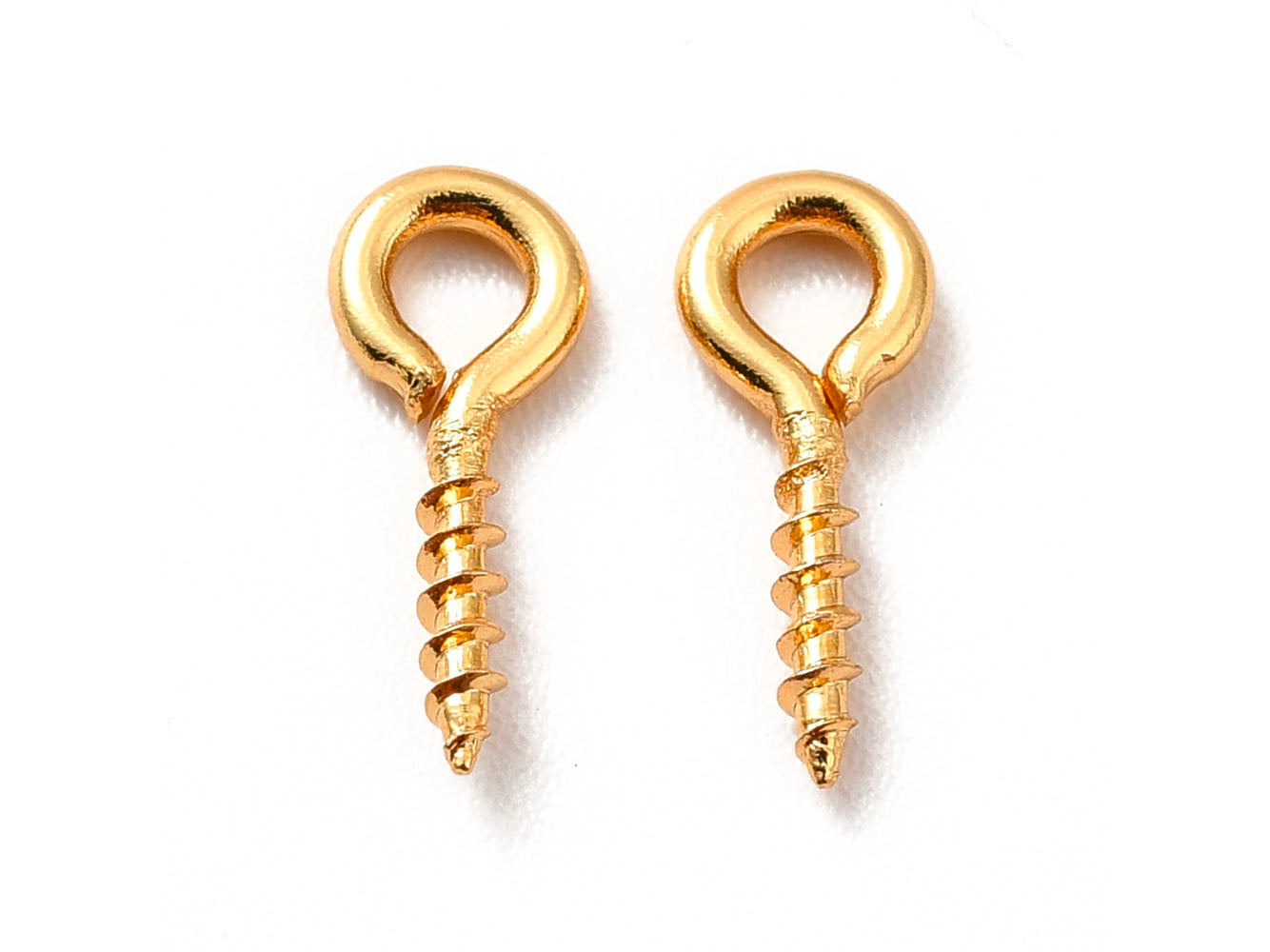 achat 20 Pitons à œillet dorés 18K pour bijoux DIY