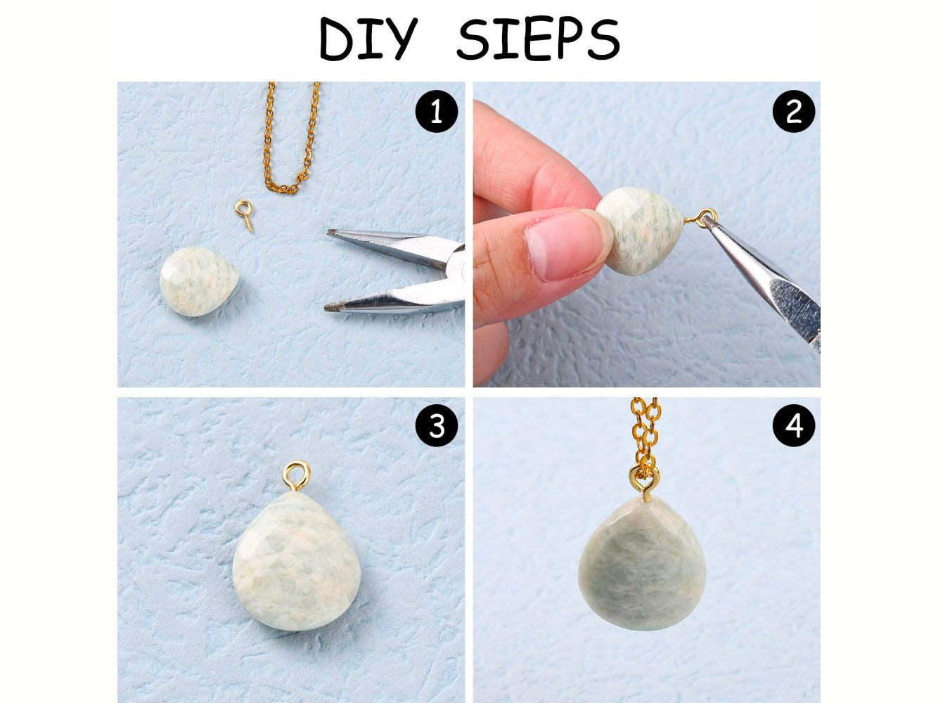 achat 20 Pitons à œillet dorés 18K pour bijoux DIY