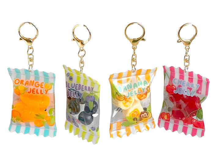 Achat Porte-clés Jelly fruit Kawaii Surprise (modèle aléatoire)