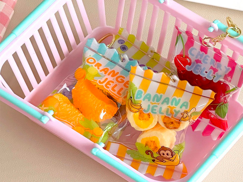 achat Porte-clés Jelly fruit Kawaii Surprise (modèle aléatoire)